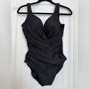 Classic Black One-Piece Swimsuit -Miraclesuit